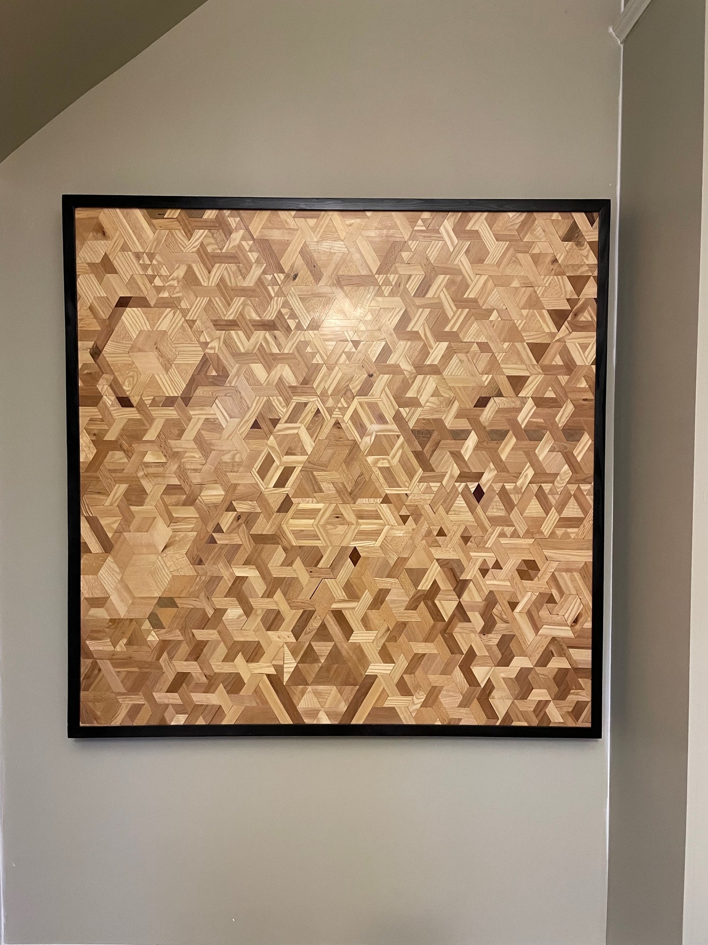 Deciduous Tessellation - wood mosaic