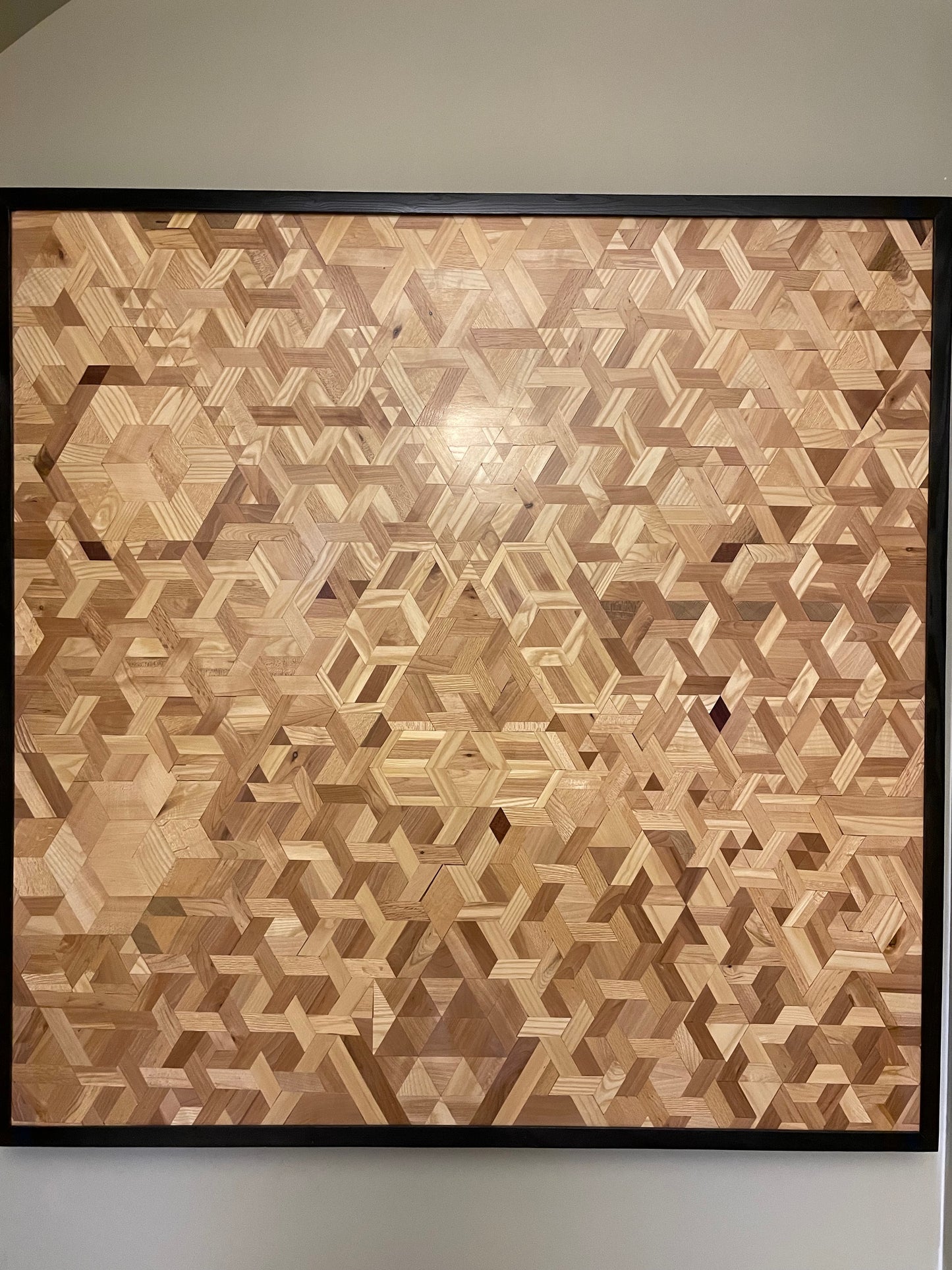 Deciduous Tessellation - wood mosaic