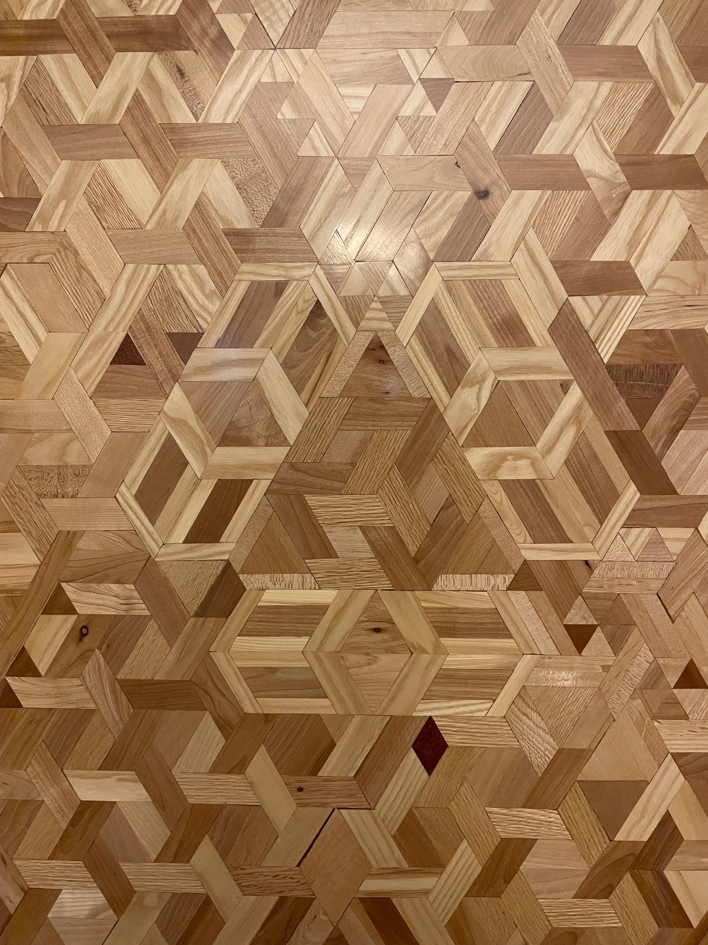 Deciduous Tessellation - wood mosaic