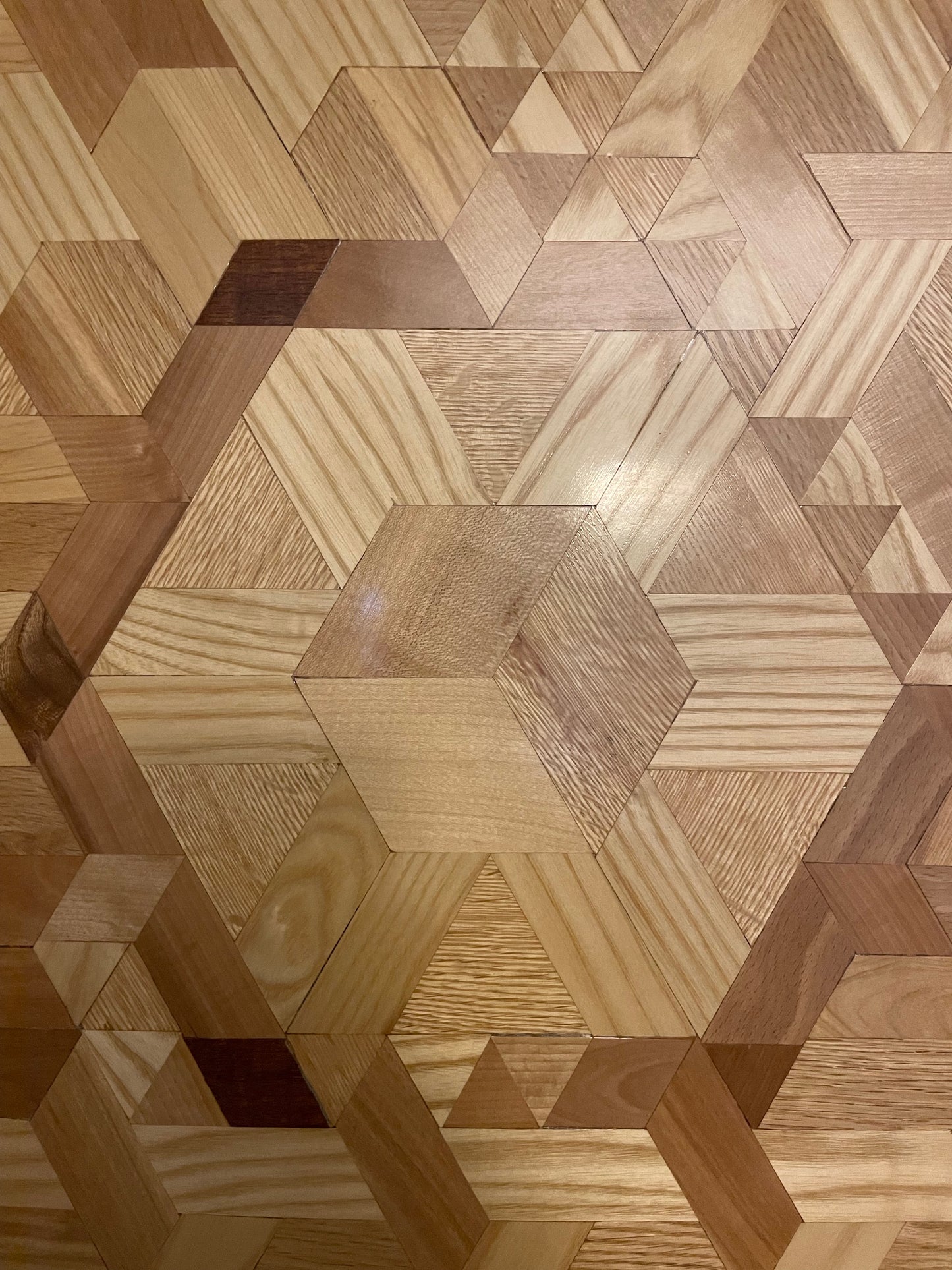 Deciduous Tessellation - wood mosaic